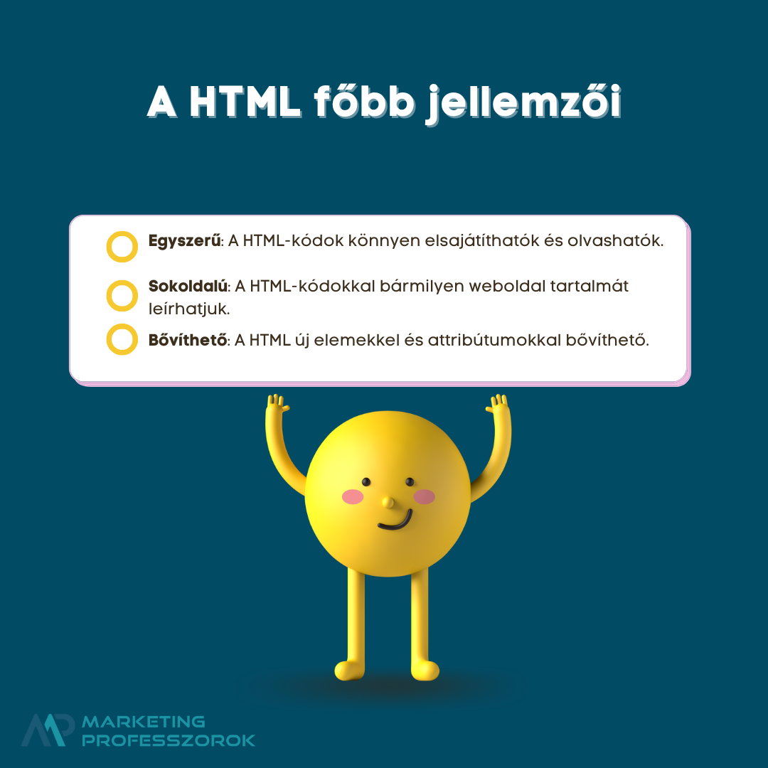 HTML jellemzői