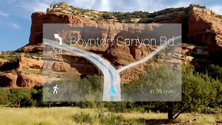 A Google szemüveg navigációra is jó Navigáció a Google Glassal