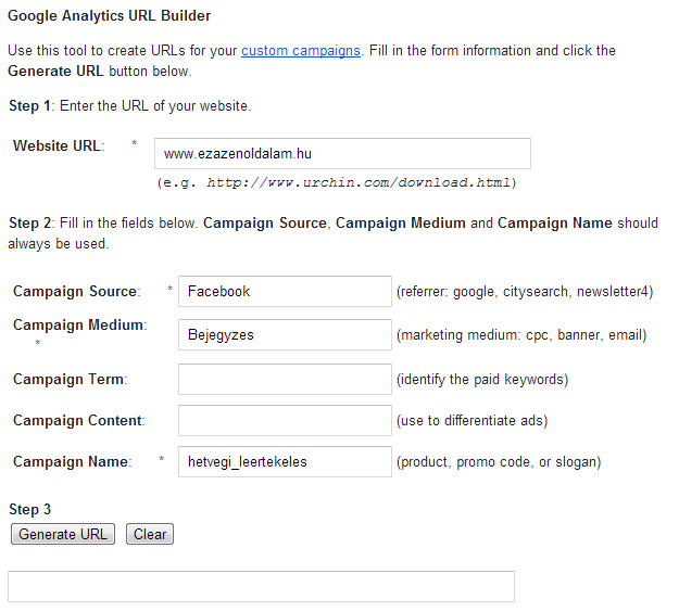 Hogyan kell használni a Google Analytics URL buildert? Google Analytics URL builder használata