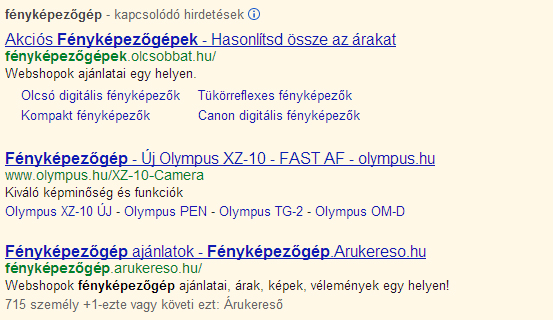 A CTR azaz az átkattintási érték növelés AdWords kampánnyban Keresőoptimalizálás vs Google AdWords kampány