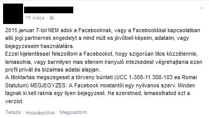 Facebook adatvédelem Facebook adatvédelem 2015