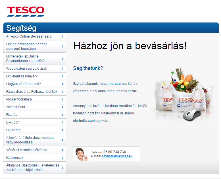 Online marketing elemzés Tesco webáruház elemzése online marketing szempontból