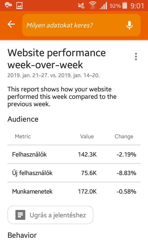 Google Analytics forgalom figyelő részletek Google Analytics forgalom figyelő részletek